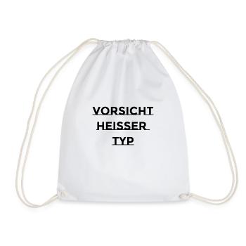 Heisser Typ - Turnbeutel - Weiß - Vorne