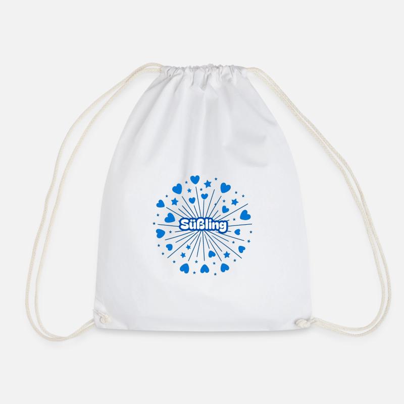 Sweet - Drawstring Bag - white
