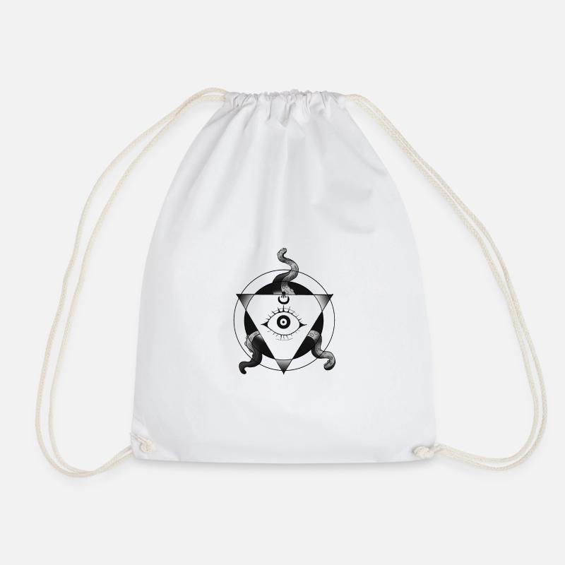 Tentacle Triangle OnWhite - Turnbeutel - Weiß