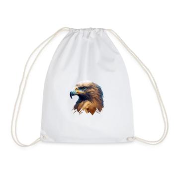 EAGLE - Drawstring Bag - white - Front