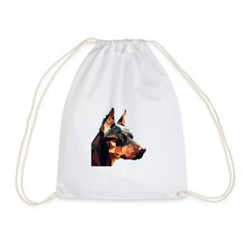 DOBERMANN - Turnbeutel - Weiß - Vorne