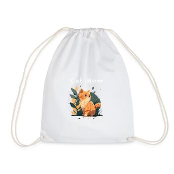 CAT MOM - Sac de sport léger - blanc - Devant