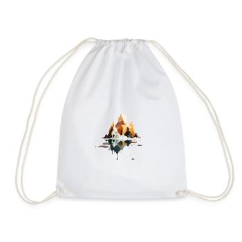 SURREAL - Drawstring Bag - white - Front