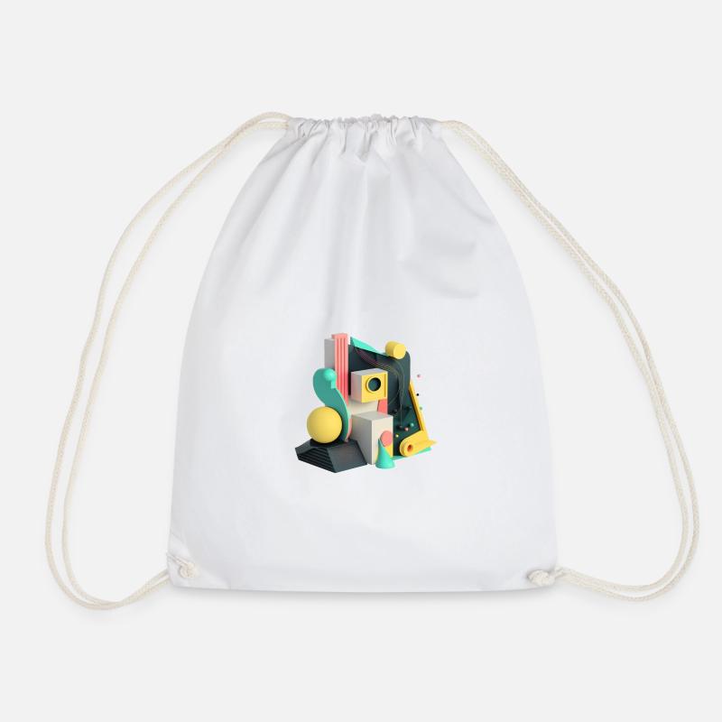 ..3D - Sac de sport léger - blanc