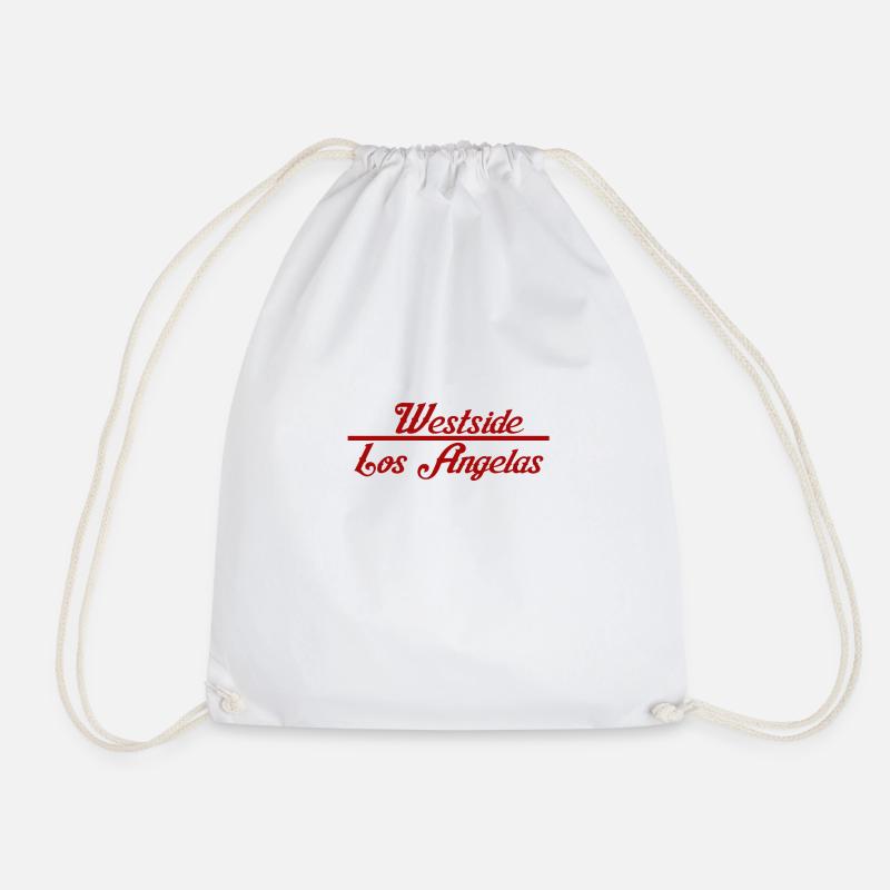 Westside - Drawstring Bag - white