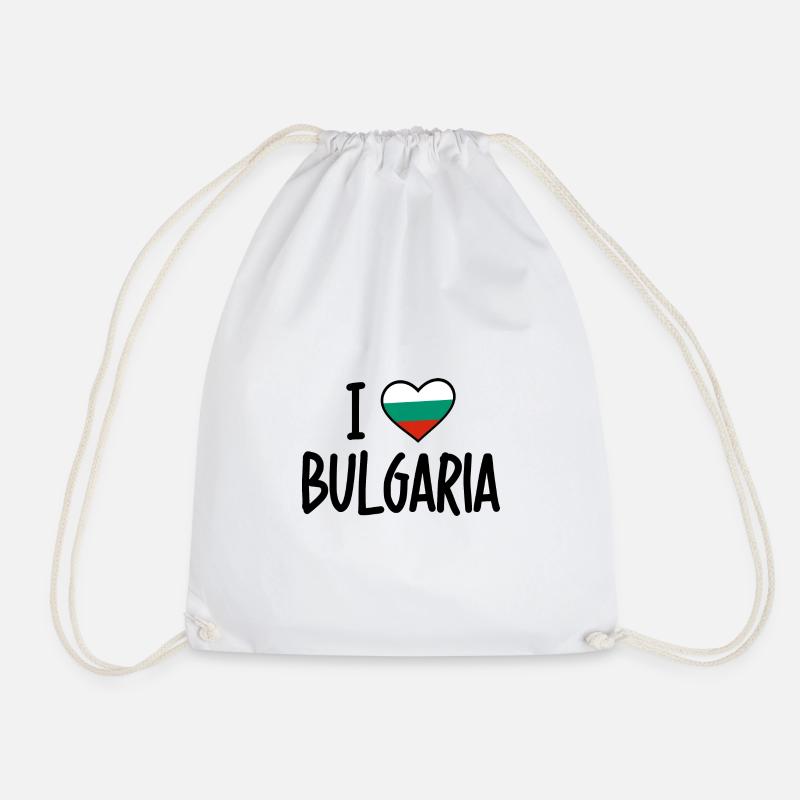 i love bulgaria - Turnbeutel - Weiß