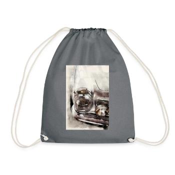 Pagoda 280 SL W113 - Drawstring Bag - grey - Front