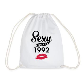 Sexy Since 1992 - Drawstring Bag - white - Front
