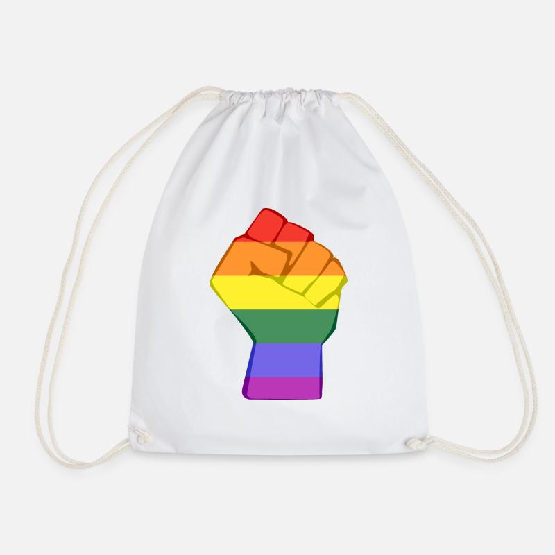 LGBT Faust - Turnbeutel - Weiß