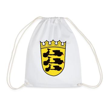 Wappen Baden Würtemberg - Turnbeutel - Weiß - Vorne