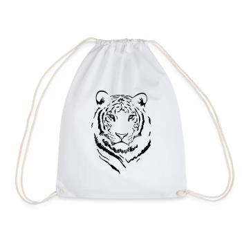 White Tiger # 1 - Turnbeutel - Weiß - Vorne