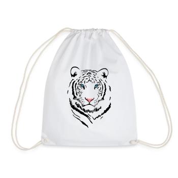 White Tiger # 2 - Turnbeutel - Weiß - Vorne