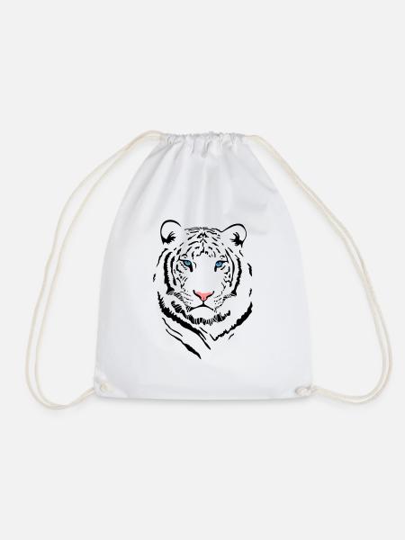 White Tiger # 2 - Turnbeutel - Weiß