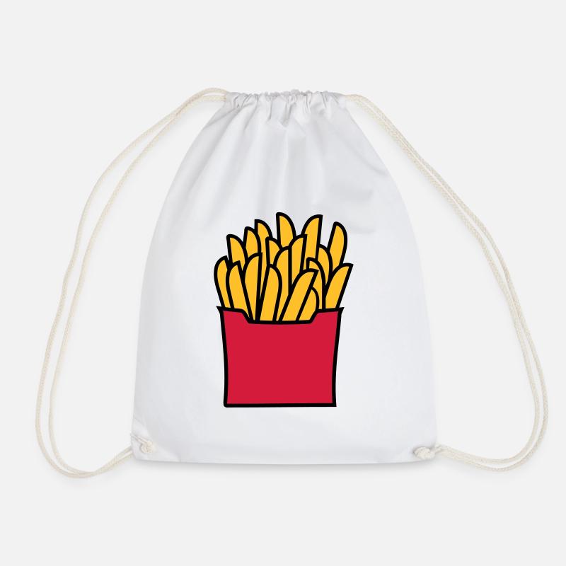 Pommes - Turnbeutel - Weiß