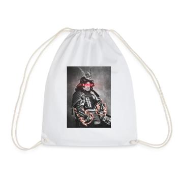 Laser Ninja Man - Drawstring Bag - white - Front