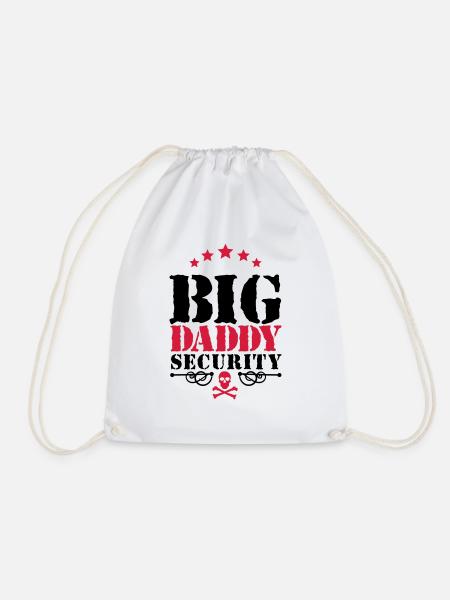 Big Daddy Security - Turnbeutel - Weiß