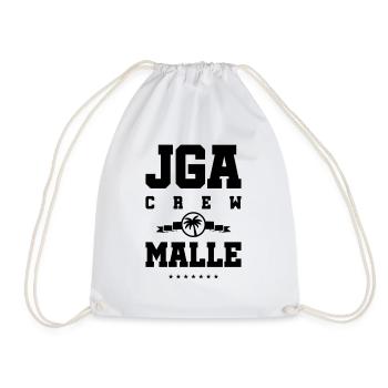 jga malle crew - Turnbeutel - Weiß - Vorne