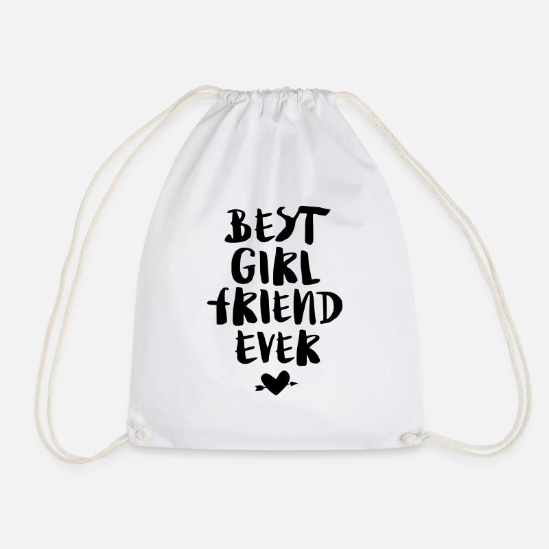 Best Girlfriend Ever - Turnbeutel - Weiß
