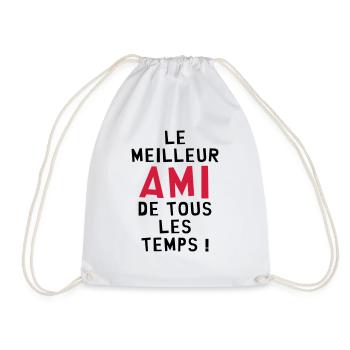 Le meilleur ami de tous les temps ! - Sac de sport léger - blanc - Devant