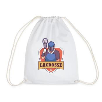Lacrosse - Turnbeutel - Weiß - Vorne
