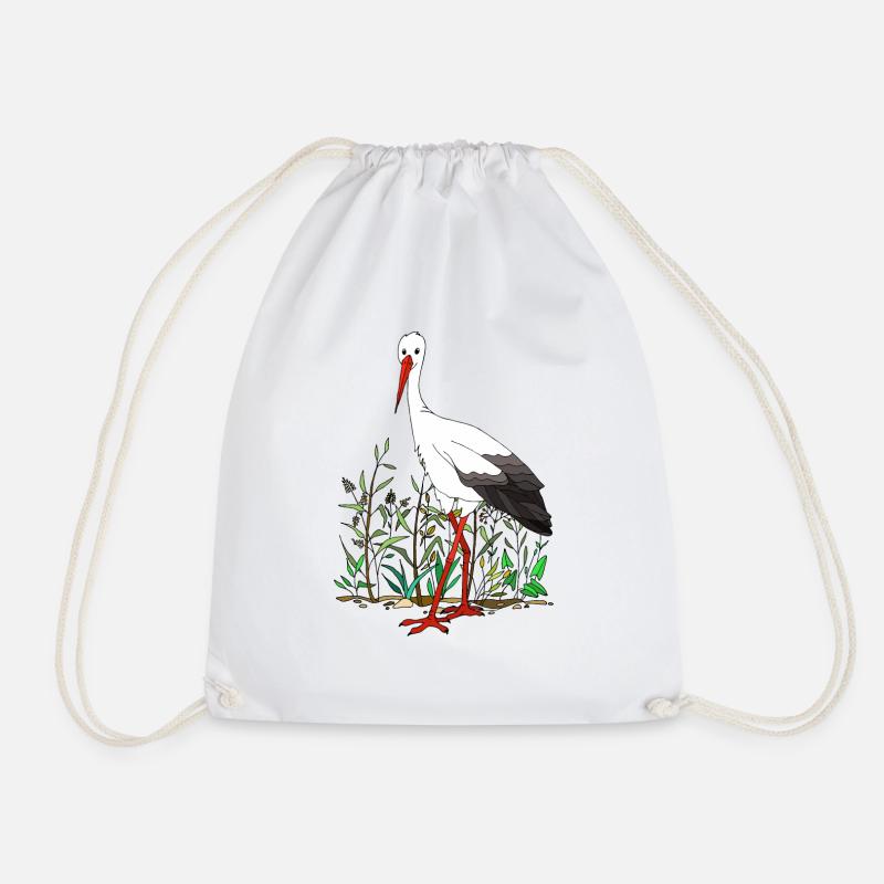 cigogne - Sac de sport léger - blanc