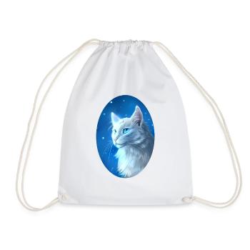 Cloudtail Cloud Tail Warrior Cats White Cat - Drawstring Bag - white - Front