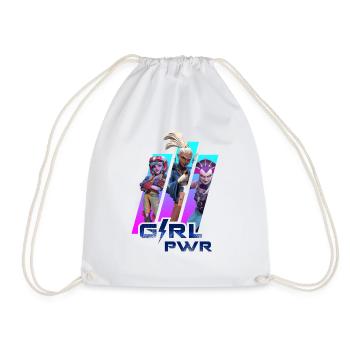 Masters Of The Universe Girls Power - Turnbeutel - Weiß - Vorne