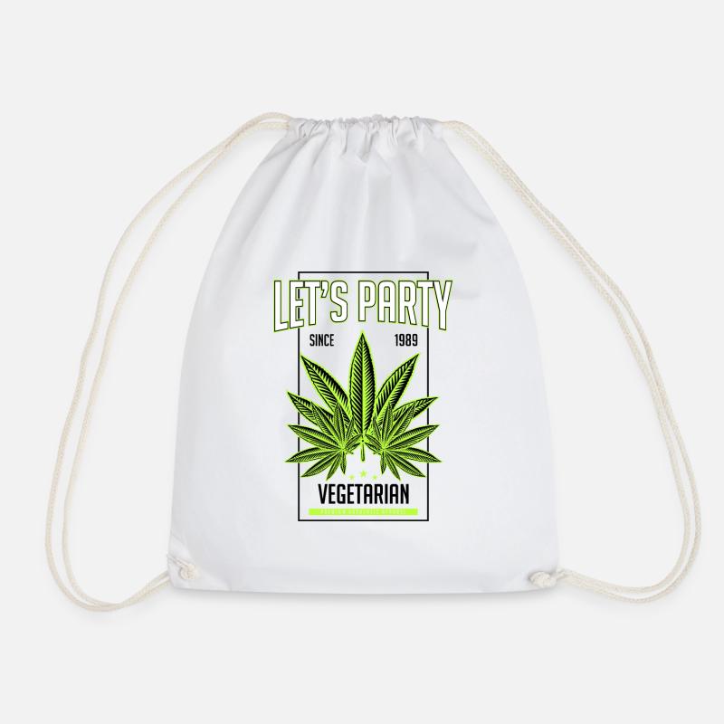 Lets Party bright - Drawstring Bag - white