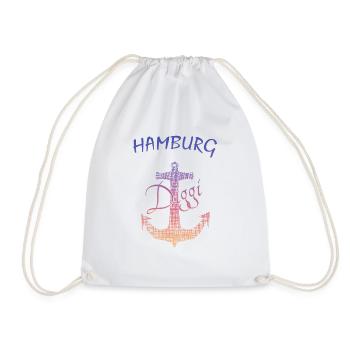 Anker Hamburg Diggi - Turnbeutel - Weiß - Vorne