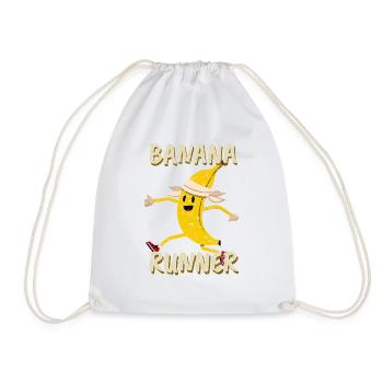 Banana Jogging Marathon Banana Runner - Sac de sport léger - blanc - Devant