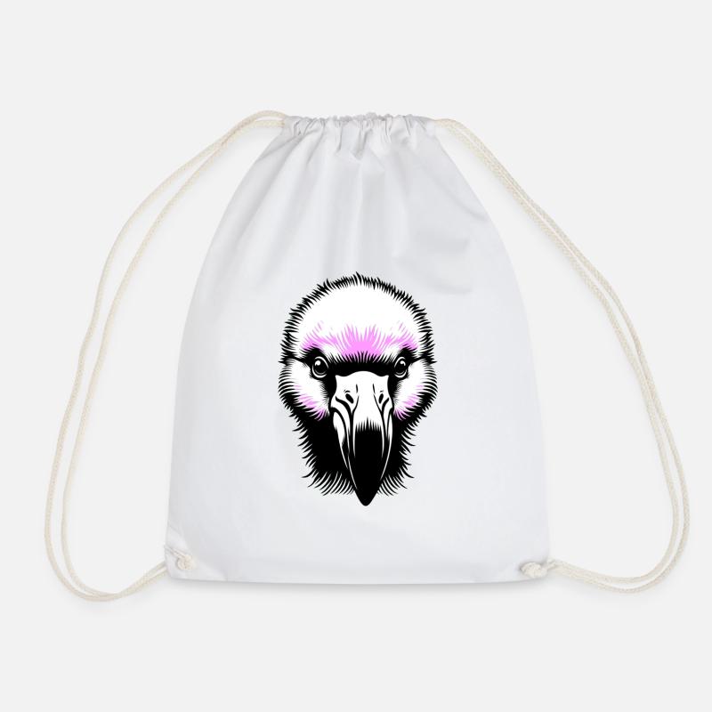 Flamingo - Turnbeutel - Weiß