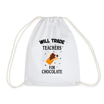 Will Trade Teachers For Chocolate Teachers Choco - Sac de sport léger - blanc - Devant