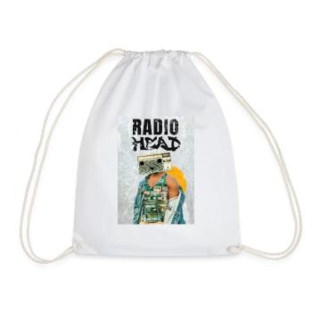Radiohead - Drawstring Bag - white - Front