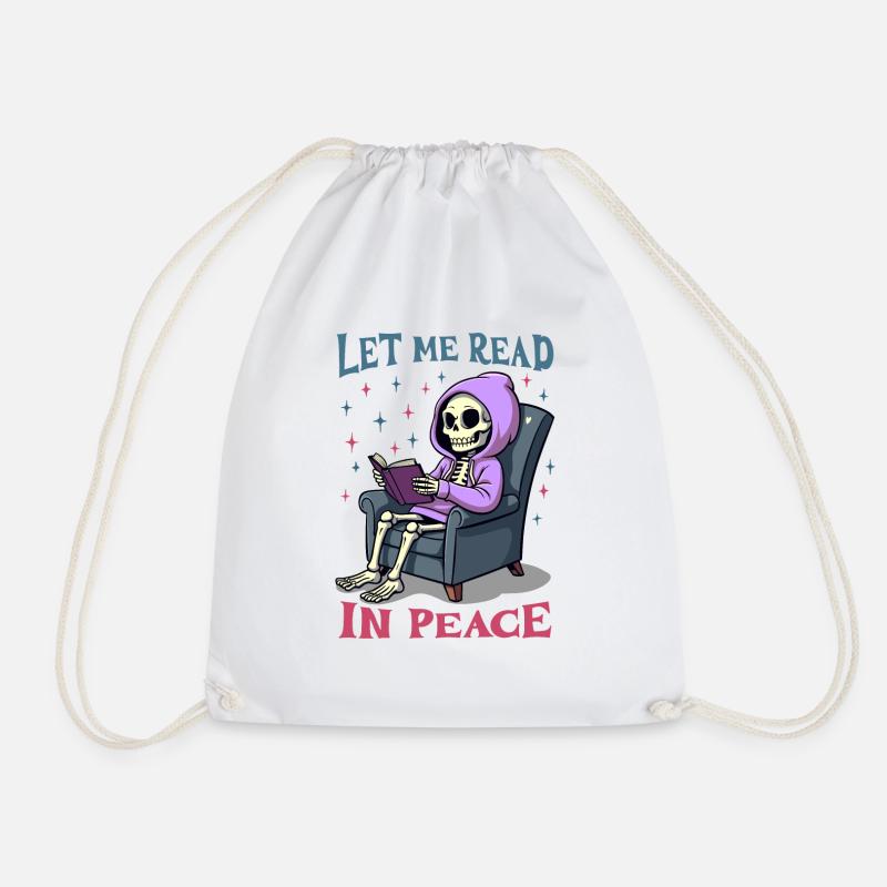 Laisse-moi lire en paix - Sac de sport léger - blanc