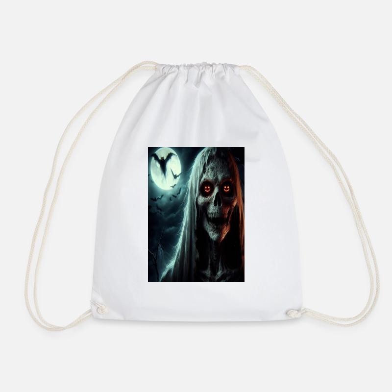 Scary scull - Turnbeutel - Weiß