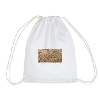 Desert Ripple Sandscape - Drawstring Bag - white - Front