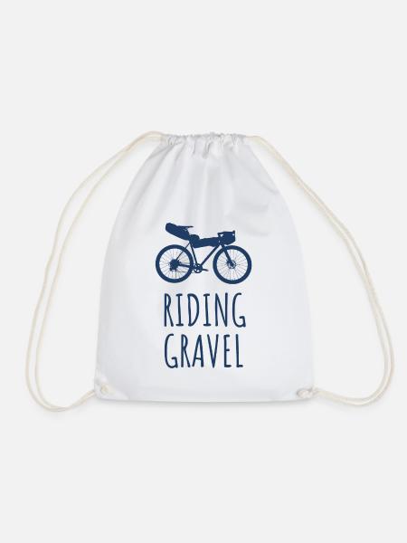 Gravelbike - Turnbeutel - Weiß