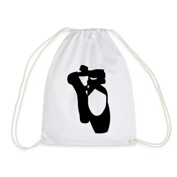 Chaussures de ballet - Sac de sport léger - blanc - Devant