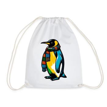 Pingouin - Sac de sport léger - blanc - Devant
