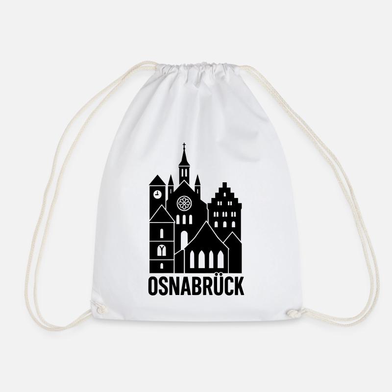 Osnabrück Silhouette - Turnbeutel - Weiß