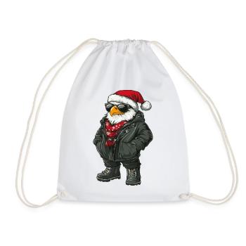 Adler Weihnachten Winter - Turnbeutel - Weiß - Vorne