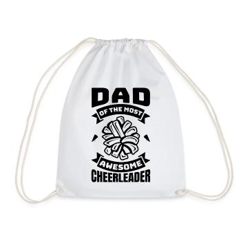 Père pom-pom girl - Sac de sport léger - blanc - Devant