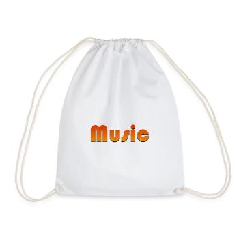 MUSIK - Turnbeutel - Weiß - Vorne