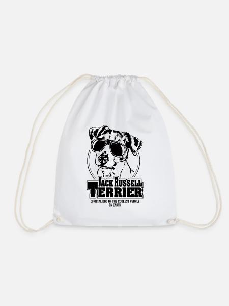 JACK RUSSELL TERRIER coolest people Hunde Spruch - Turnbeutel - Weiß