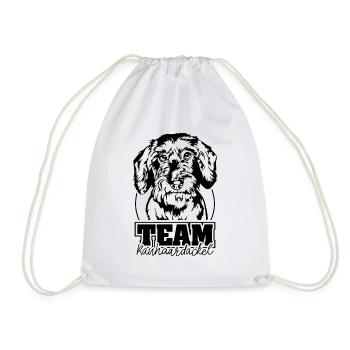 TEAM Teckel à poil dur Chien Chiens Wilsigns - Sac de sport léger - blanc - Devant
