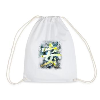 tranquility - Drawstring Bag - white - Front