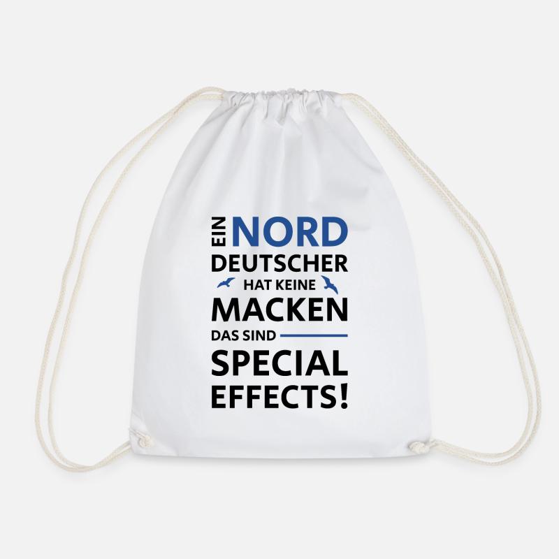 NORDDEUTSCHE MACKEN SPECIAL EFFECTS - Turnbeutel - Weiß