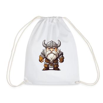 the little Viking - Drawstring Bag - white - Front
