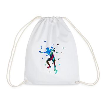 Bloc,Sports,Escalade, Athlètes,Graffiti - Sac de sport léger - blanc - Devant