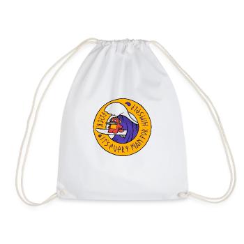 It's Every Man for Himself - Drawstring Bag - white - Front